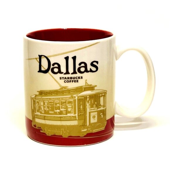 Starbucks Dallas Coffee Mug Cup City Icon Series Collection Collector 16oz Texas - Picture 1 of 7